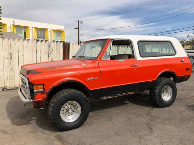 rock solid rare cst hugger orange k5 blazer - rebuilt motor