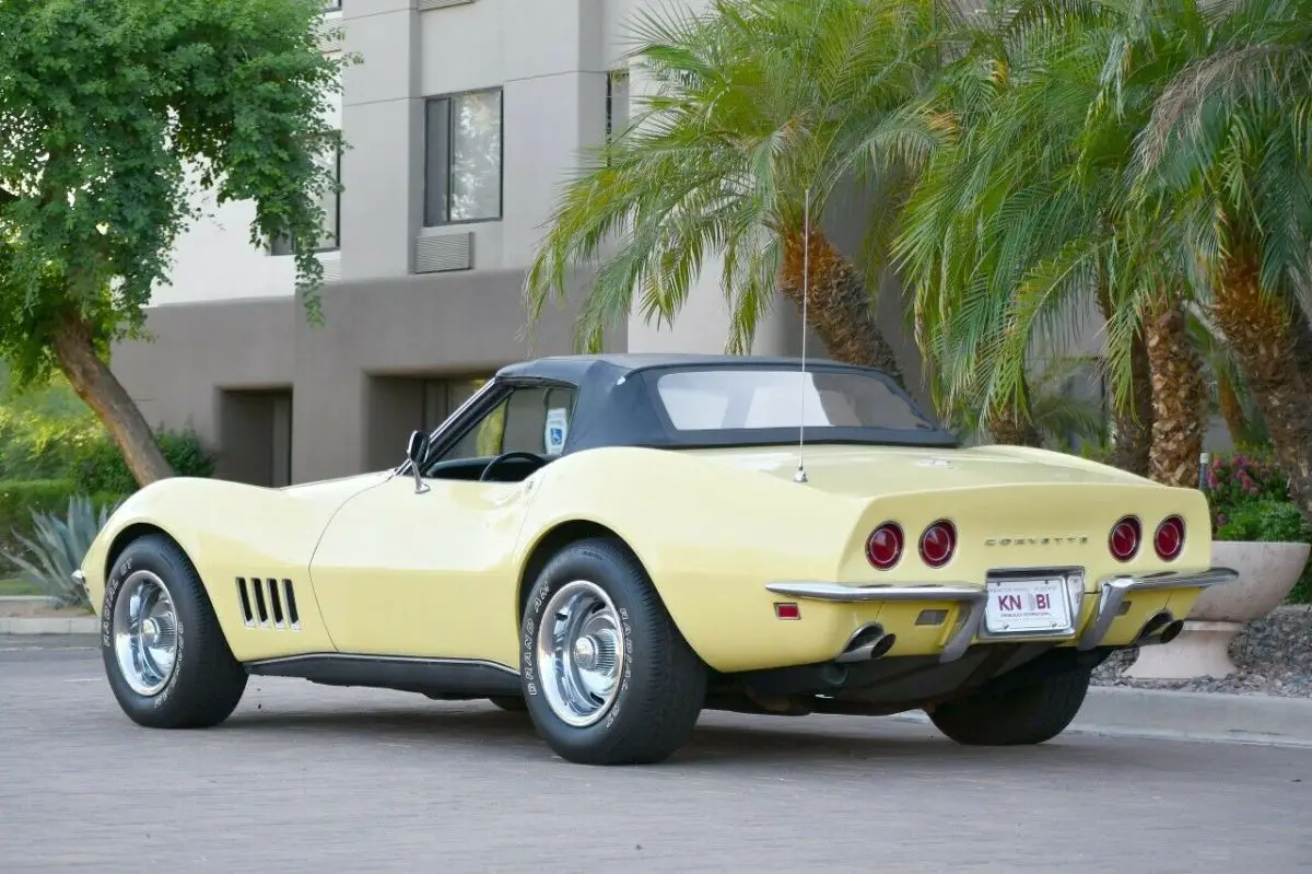 68 corvette convertible with 4 speed manual transmission in great condition