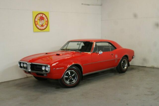 1967 pontiac firebird 0 red 400 v8 4 speed manual