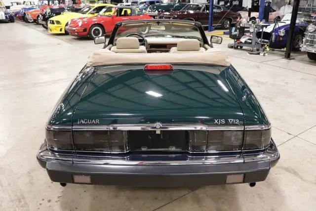 1992 jaguar xjs 25568 miles green convertible 5.3l v12 automatic