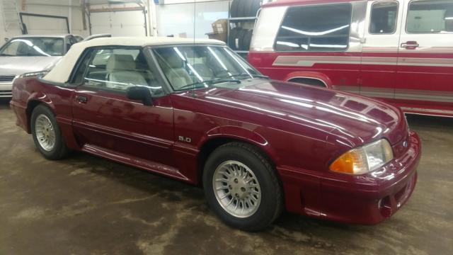 ford mustang gt convertible 1990 manuel trans 5.0 one owner
