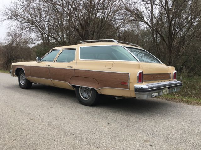 1976 oldsmobile custom cruiser station wagon 72500 original miles clam shell 455