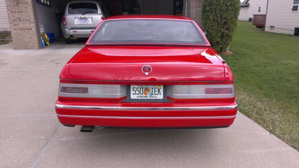1989 cadillac allante with hard top red out blk in. no reserve