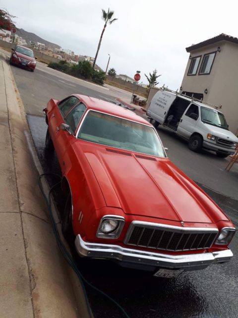 1975 chevy malibu classic chenille emergency came up must sell