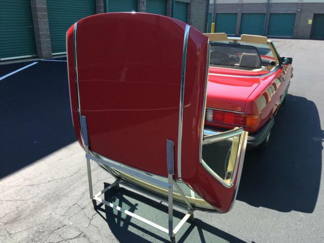 1987 mercedes-benz 560sl - 45k miles - signal red - mint condition