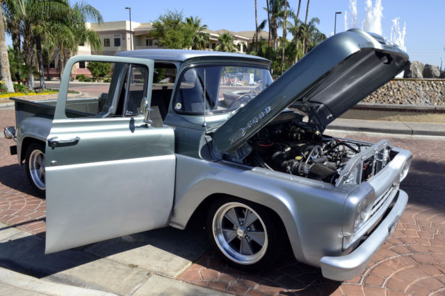 1960 ford f-100 street retro mod pickup truck