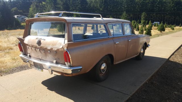 1961 rambler cross country wagon, original 6 cyl, push button automatic, solid