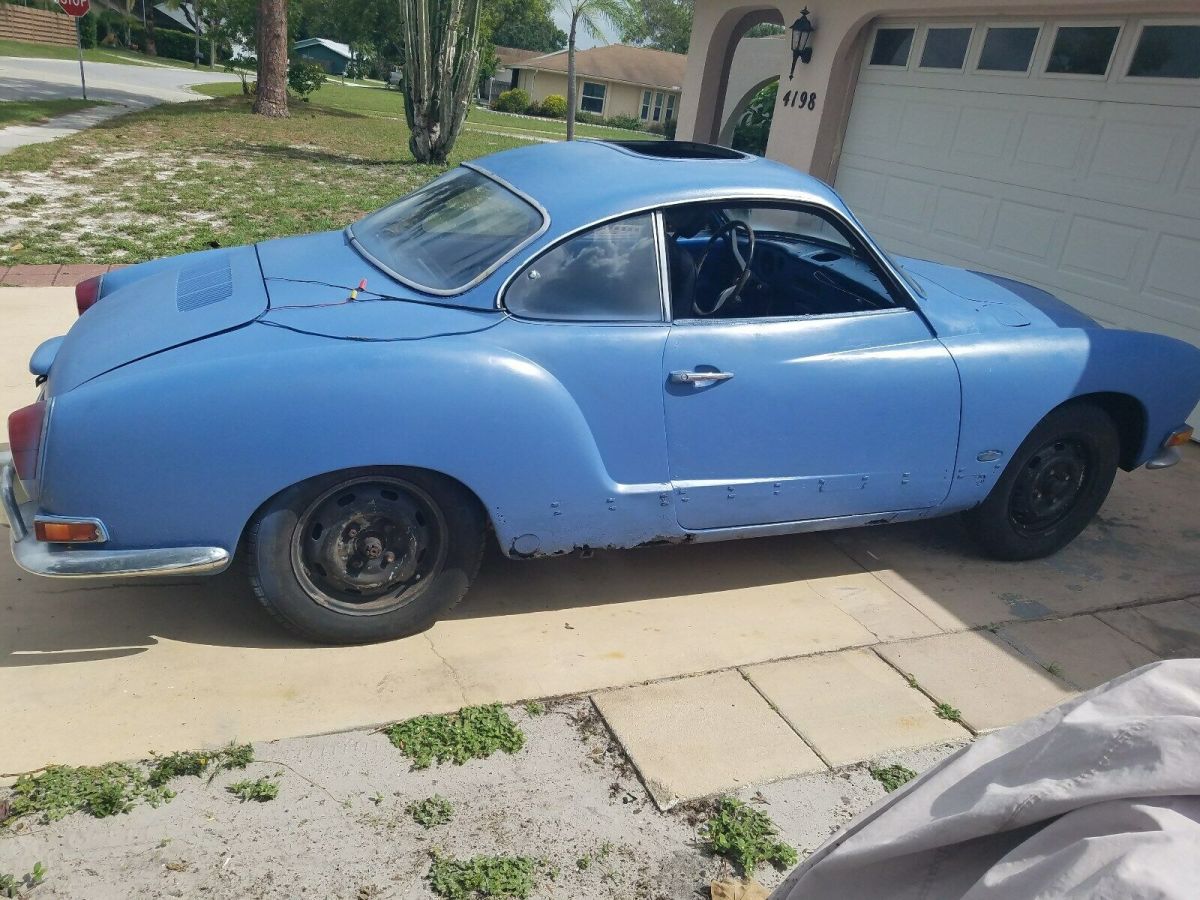 1971 vw karmann ghia hard top sun roof