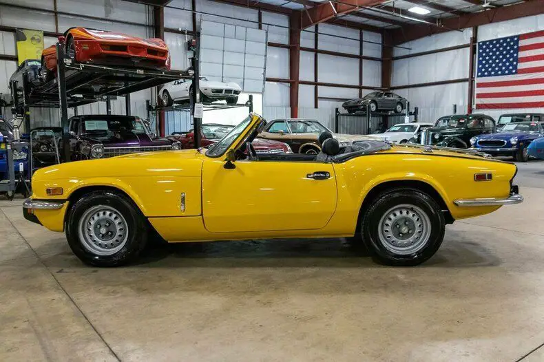 1979 triumph spitfire 89248 miles yellow roadster 1500cc 4-cylinder 4-speed man