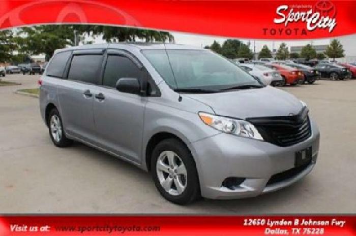 2012 toyota sienna 5dr 7-pass van i4 fwd (gs in dallas, tx