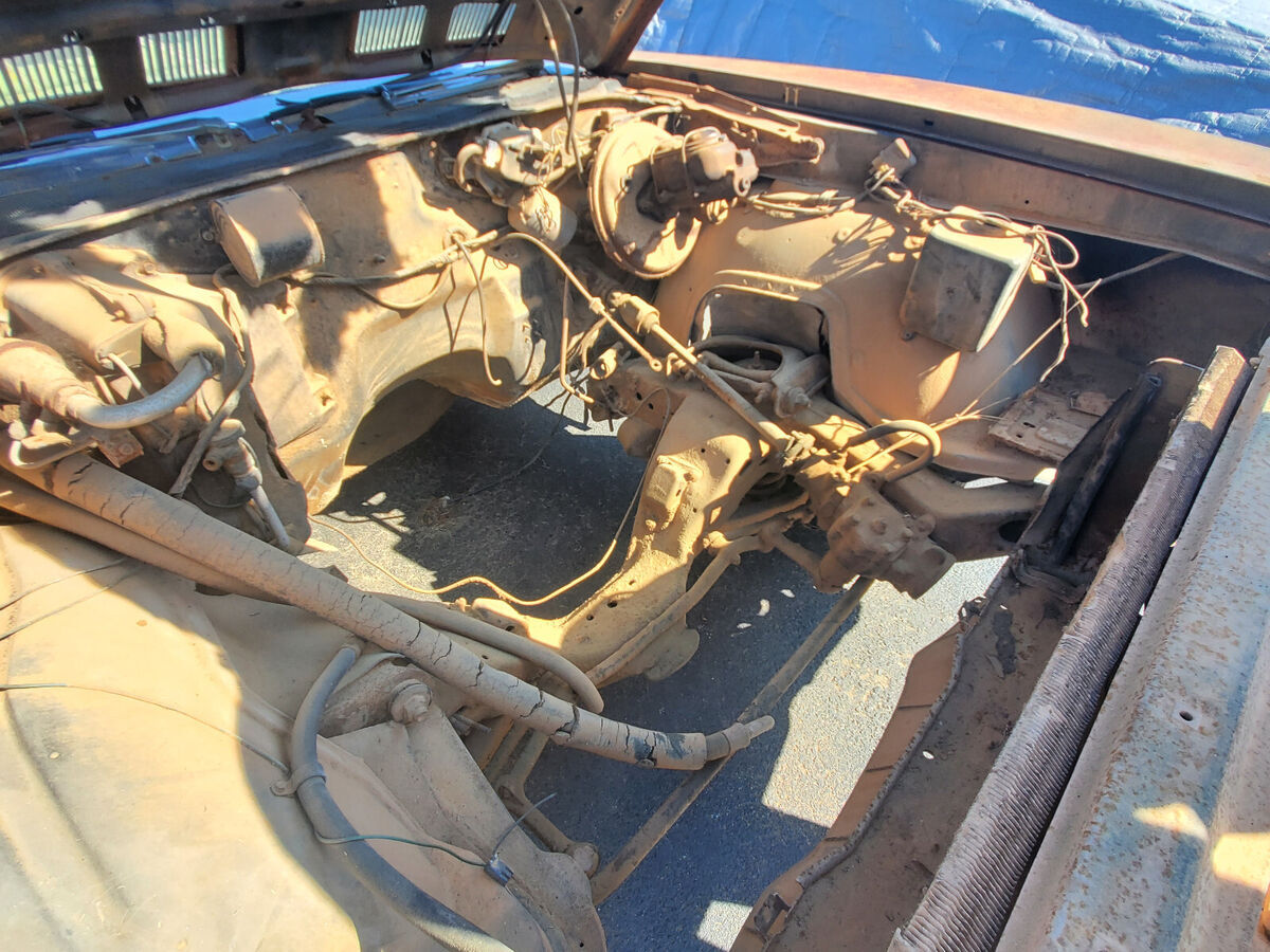 unmolested barn find car - limited rust issues - ready for restoration