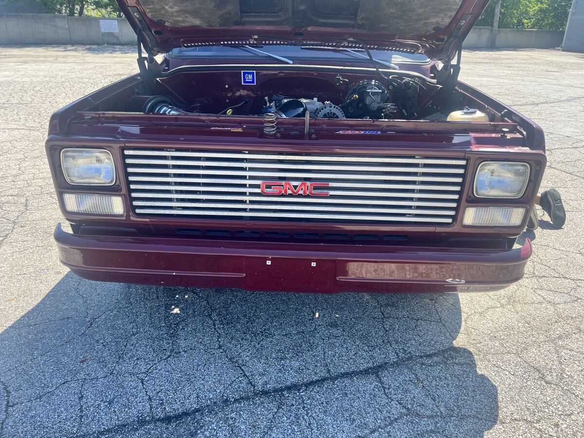 1980 gmc sierra pickup red none