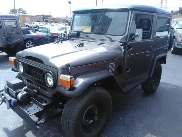 1976 toyota land cruiser 1 gray 4 speed