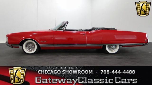 1968 oldsmobile 98 71054 miles bright red convertible 455 cid v8 automatic