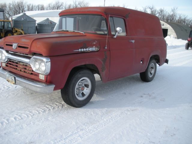 1960 ford panel truck rare 60 99% rust free 2wd great build pro tour drag race
