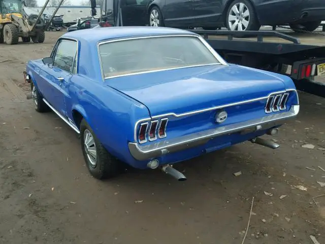 1967 ford mustang 42887 miles blue coupe 302/5.0l automatic