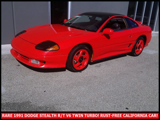 rare collectible 1991 dodge stealth r/t twin turbo! runs & drives calif. classic