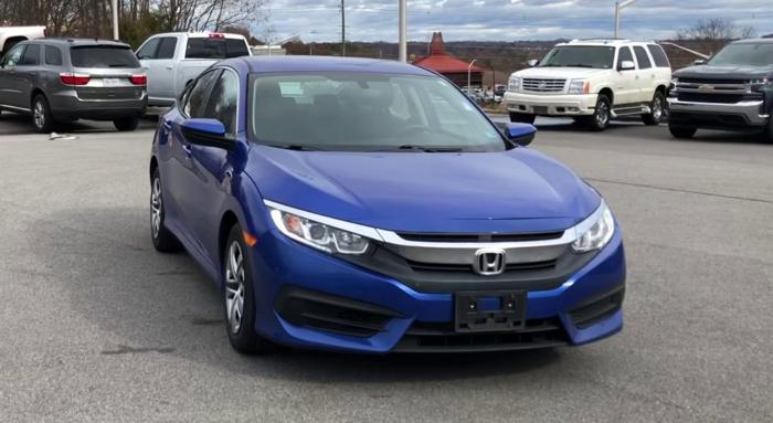 certified 2017 honda civic lx sedan danville, va 24541 for sale in danville, virginia