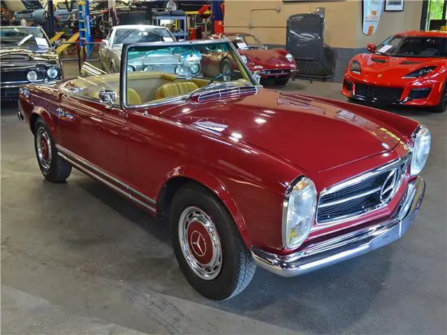 230 sl roadster - recently serviced - new soft top with factory hard top