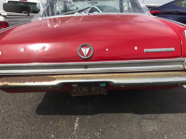 1965 plymouth valiant convertible ca blk plat car all original. at fender tag