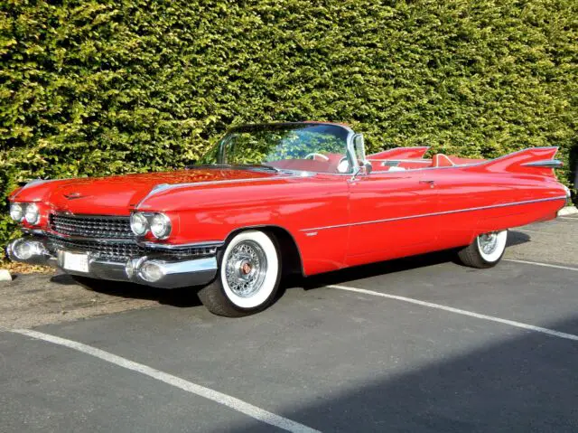 1959 cadillac series 62 convertible - southern california car - restored