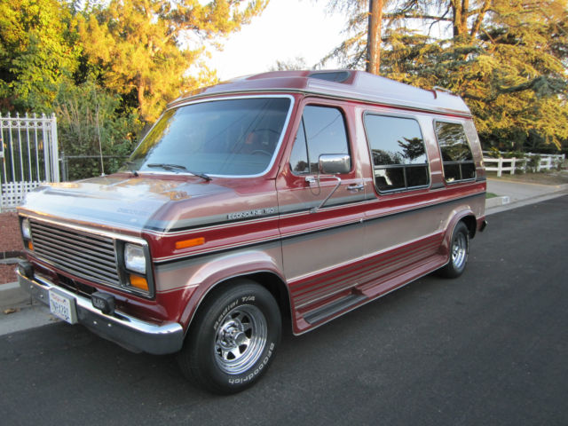 1989 ford econoline 150 discovery conversion van only 7,670 miles