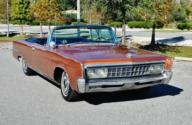 very nice driver 66 chrysler imperial convertible come see and drive no reserve