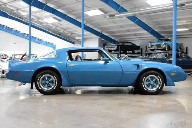 1979 pontiac trans-am 6.6l automatic build sheet atlantis blue 77 78 79