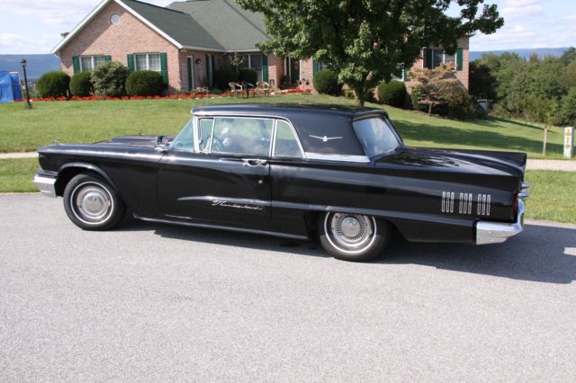1960 ford thunderbird.last of the square birds. black. mechanically excellent