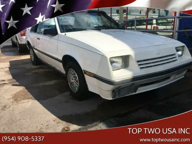 1983 chevrolet cavalier cs 2dr convertible automatic 3-speed fwd i4 2.0l