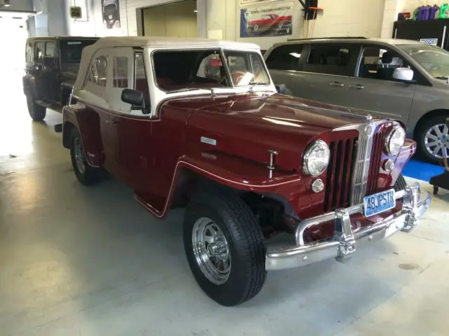 1948 jeep willys overland vj-2 327 chevy small block