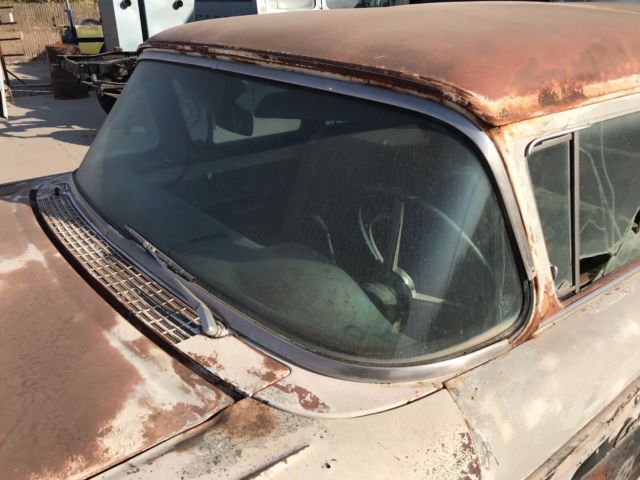 1957 ford country squire station wagon 312 y block patina project fairlane nr