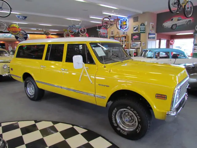 1971 chevrolet suburban 4x4 3 door nice restoration