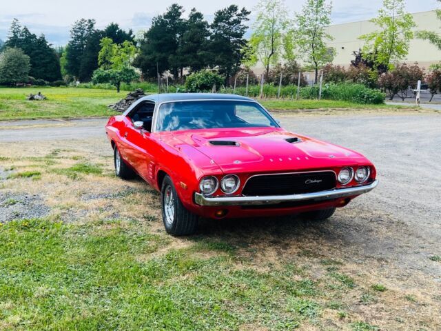 1973 dodge challenger coupe red rwd automatic rally