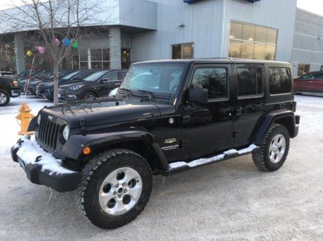 2015 jeep wrangler 4wd unlimited sahara for sale in anchorage, alaska