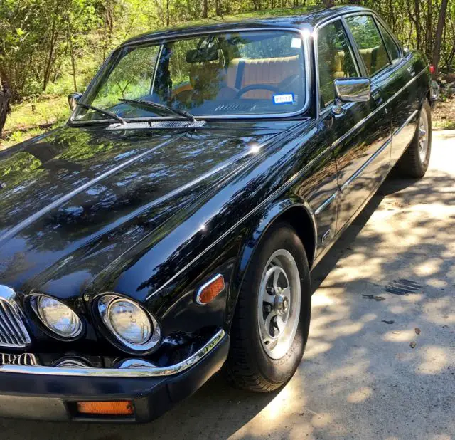 84 jag xj6 sedan - black with biscuit interior - best combination