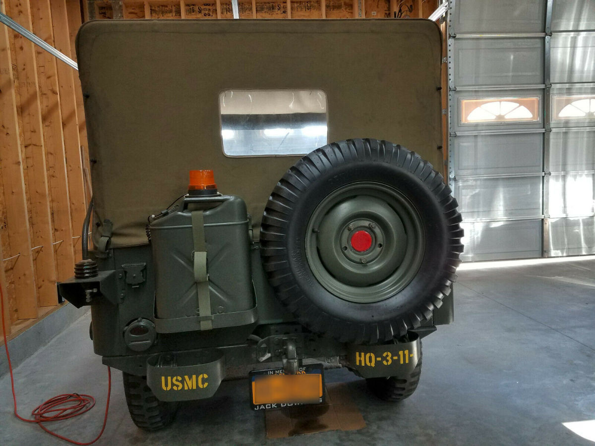 1952 willys m38a1 4x4 jeep 1/4 ton military excellent condition