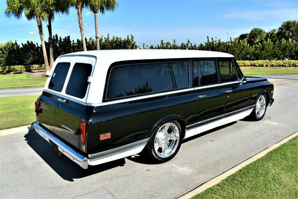 amazing 1971 chevrolet c10 suburban deluxe 327ci 350 h/p auto custom sweet