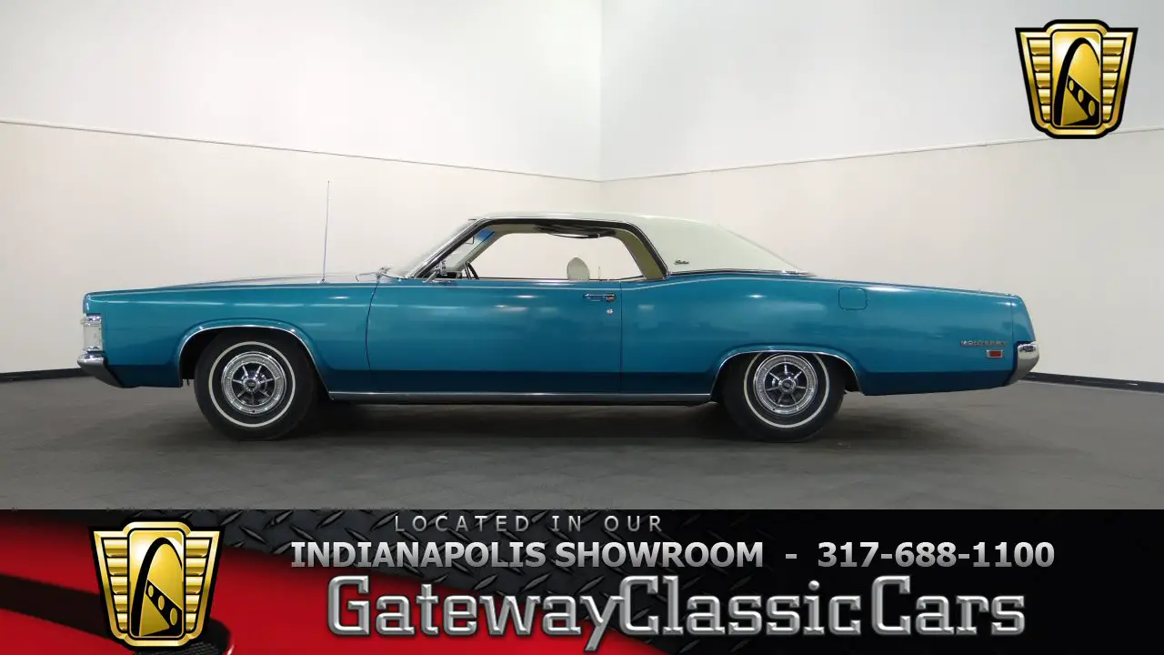 1969 mercury monterey 2513 miles turquoise coupe 390 cid v8 3-speed auto