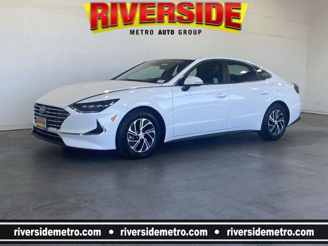 2023 hyundai sonata hybrid blue