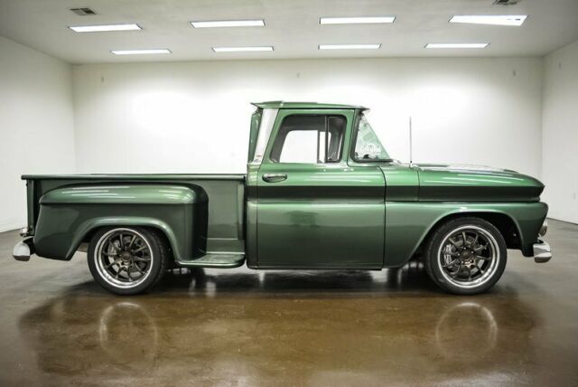 1963 chevrolet c10 swb ls 1544 miles green 6.2l ls3 v8 6 speed automatic