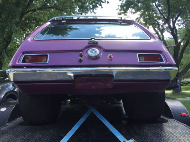 72 amc gremlin race car. 401, turbo 400, ford 9". runs 11's