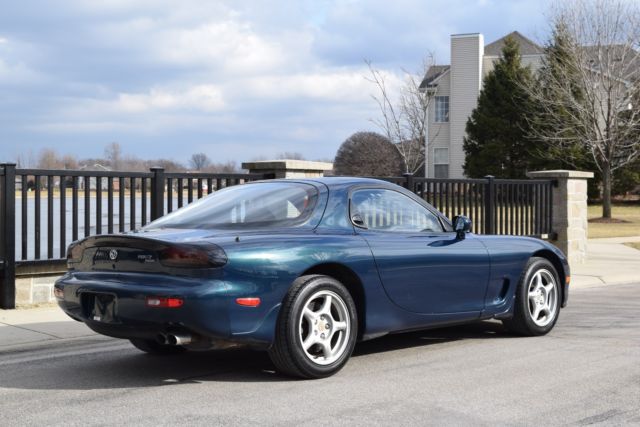 1994 mazda rx-7 twin turbo 1-owner manual montego blue/tan no reserve auction nr