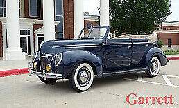 1939 ford deluxe 4 door convertible sedan
