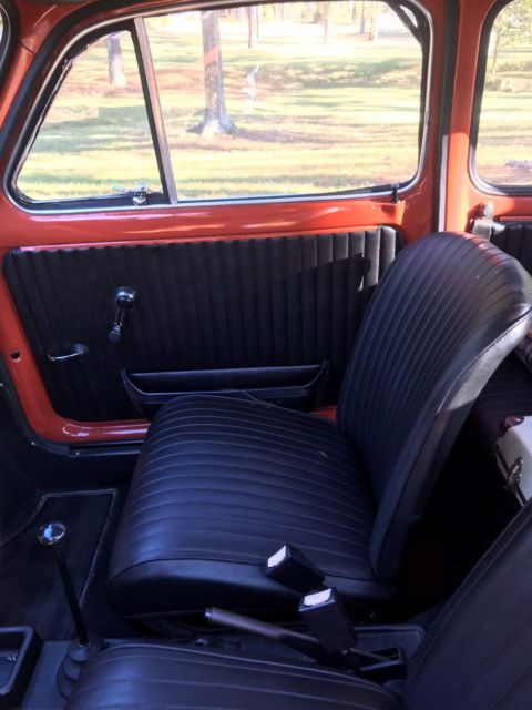 clean, original 1969 fiat 500l