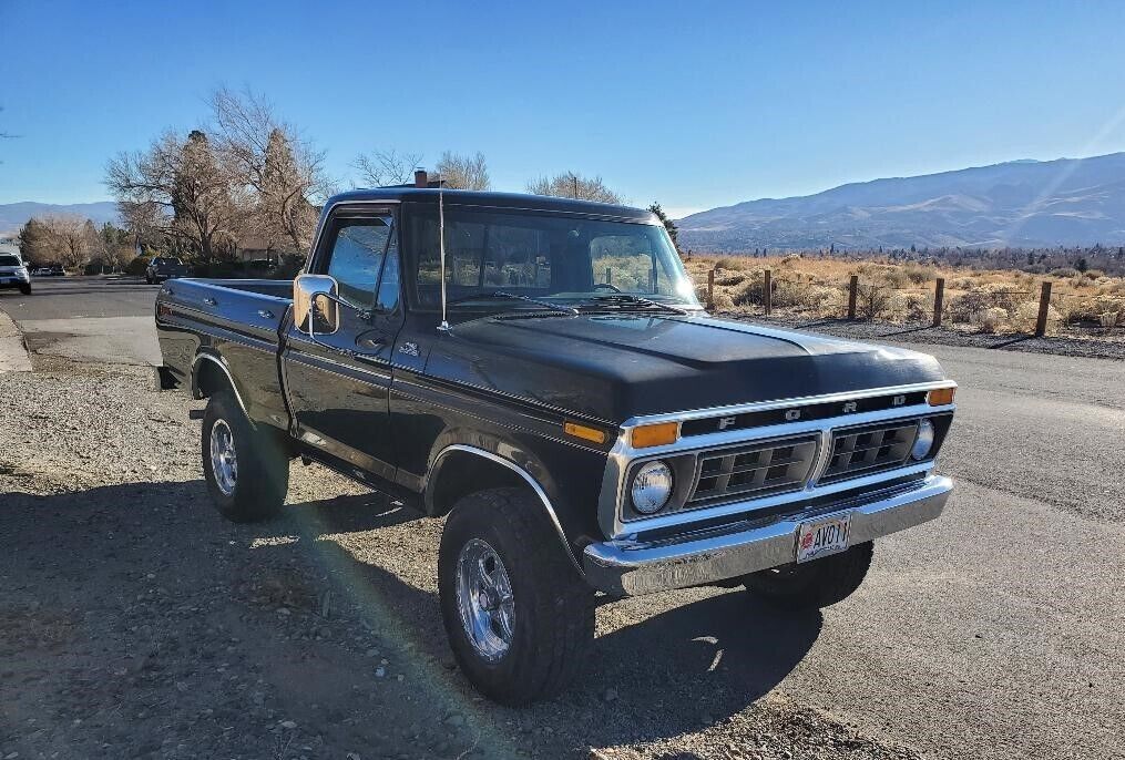 1977 ford f-150 4x4 short bed, low miles, runs and drives great, very original