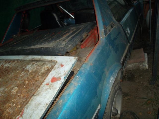 fiat x19 x-19 bertone 1976 for parts only rare aluminum wheels low miles l.a. ca