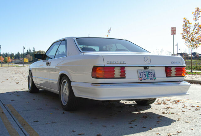 1989 mercedes-benz 560sec, amg wheels, amg bumpers, h&r springs, euro headlights