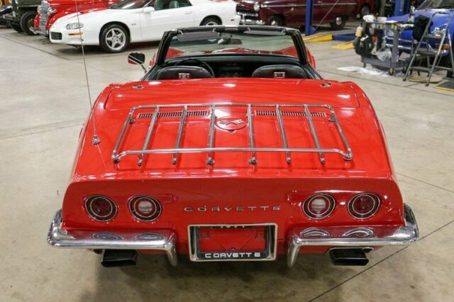 1971 chevrolet corvette stingray 50228 miles red convertible v8 automatic