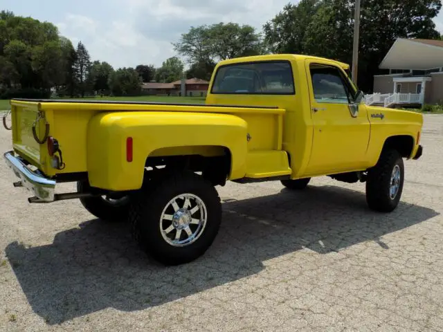 1973 chevrolet k-10 4x4 custom deluxe step-side
